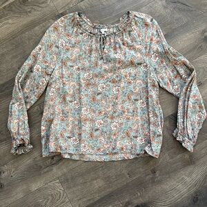 Floral Long Sleeve Top boho style